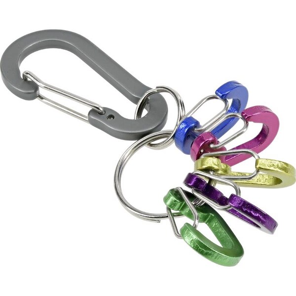Hillman HILLMAN Aluminum Multicolored Clip/Hook Carabiner 713188 - main